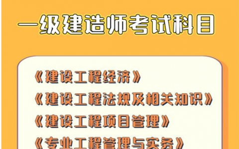 上海一级建造师考试科目特点（一级建造师考哪几科）