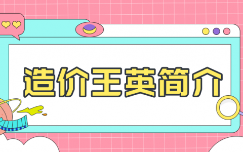 造价王英简介（王英造价案例讲得怎么样）