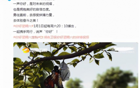 湖南卫视《你好星期六》官宣，《快乐大本营》正式停播