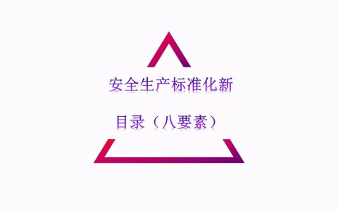 安全标准化8要素（最新版免费下载）