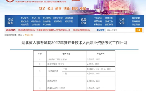湖北省2022年二建考试时间确定（湖北省二级建造师报考资格）