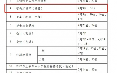 2021职业资格考试时间公布（多项考试更改考试时间，影响千万考生）
