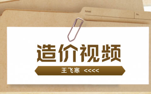 2022年王飞寒造价师案例视频（一级造价水利案例视频教程）
