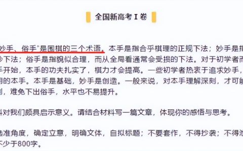 惊艳阅卷老师的神仙作文开头（高考满分作文出炉）