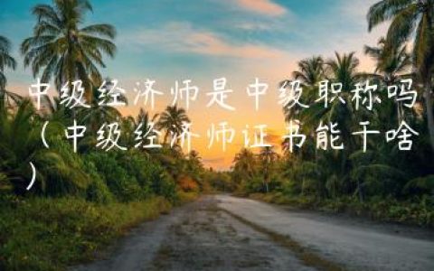 中级经济师是中级职称吗（中级经济师证书能干啥）