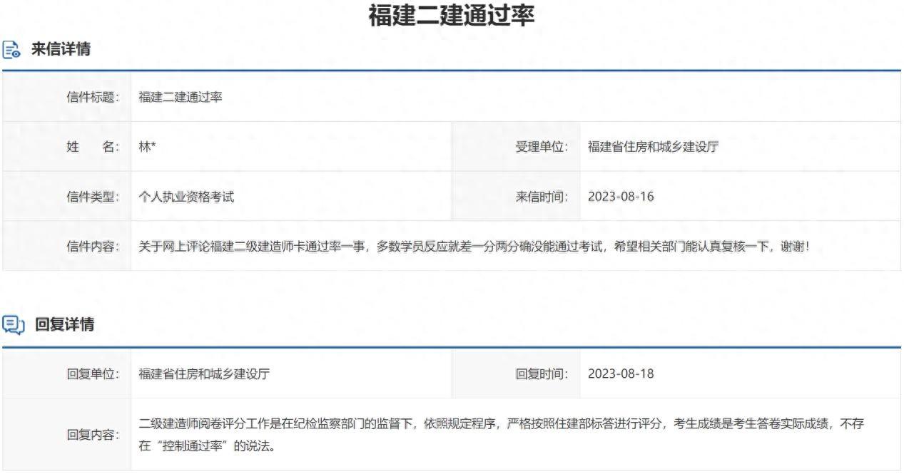 二建要卡通过率？官方回应来了！