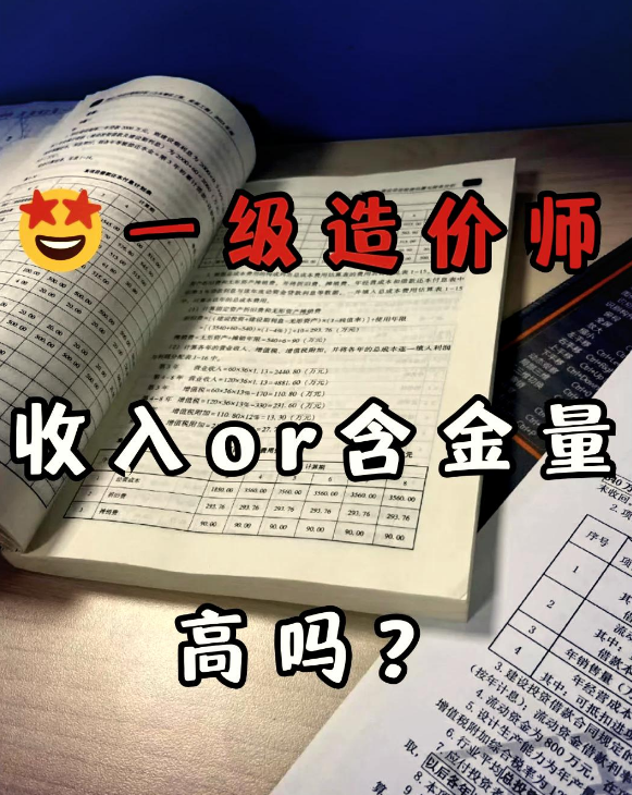 一级造价工程师一年多少钱？工资高吗？