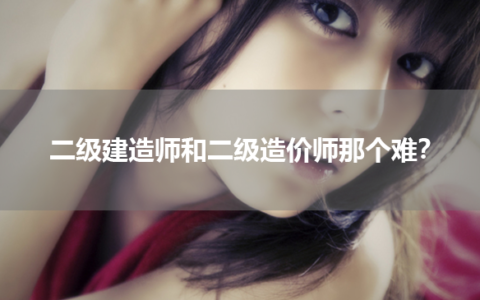 二级建造师和二级造价师那个难？