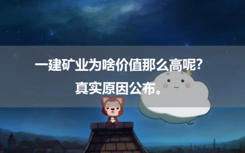 一建矿业为啥价值那么高呢？真实原因公布。