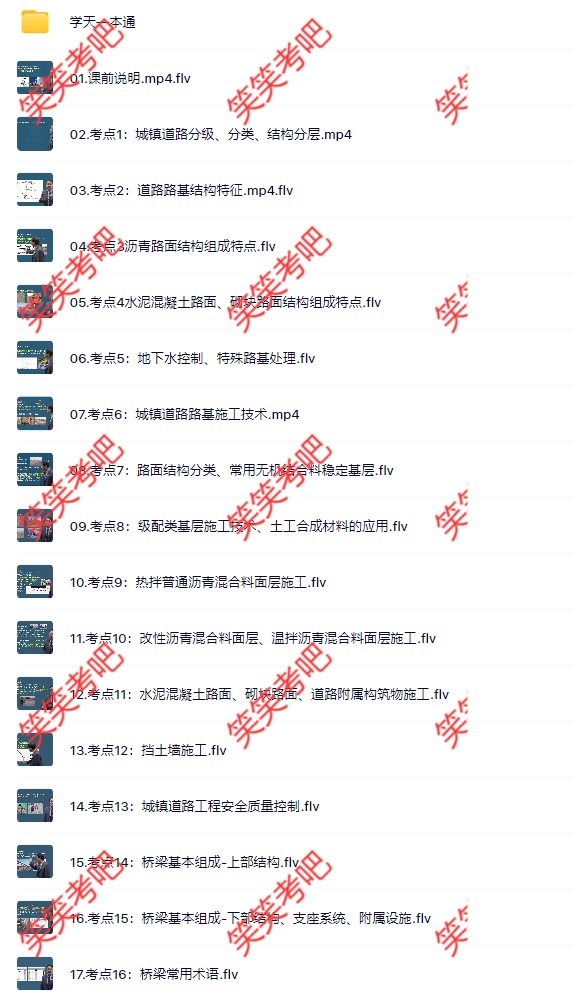 董祥2027年一建市政精讲网盘（董祥市政实务学天一本通讲义PDF）