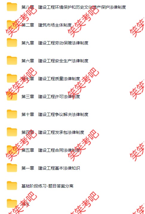 2027年二建法规精讲王竹梅视频讲义合集:善于归纳,举一反三